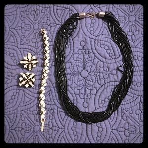 Trifari Necklace/Earring/Bracelet Set